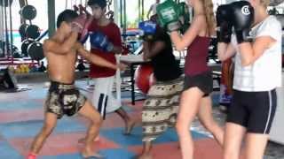 Beginners Group Muay Thai Training