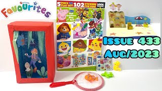 Favourites Magazine, Issue 433, Aug2023, With Peppa Pig Sea Creatures Play Set