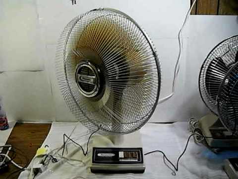 picture of 1980 s Panasonic Brown Table fan