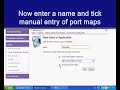 How to forward ports on THOMSON TG585 v7