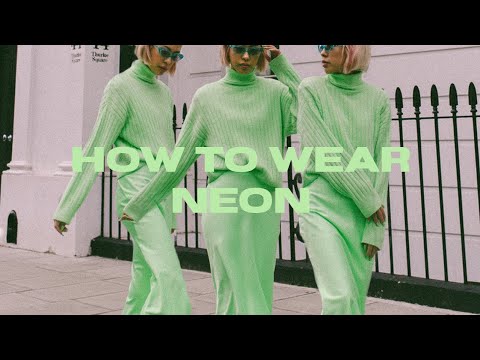 6 Different ways to Wear Neon (in 1 Minute) - YouTube