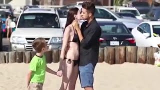 Kissing Prank hottest Mom's ( GONE SEXUAL ) Best Kissing Pranks 2021