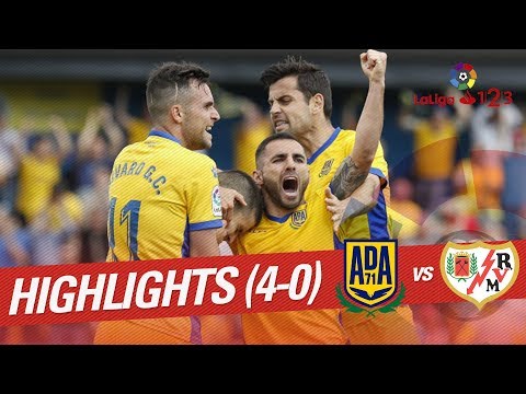 Resumen de AD Alcorcón vs Rayo Vallecano (4-0)
