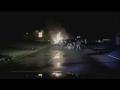 Raw: Officers Rescue Driver From Burning SUV