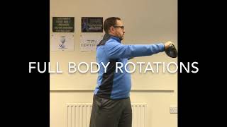 Dynamic Golf Warm Up