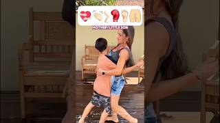 Mother Little Son Funny Challenge
