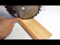 Cove cutting on the table saw: improved method