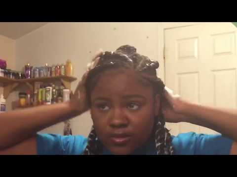 Box braid bun tutorial photo Box braid bun tutorial photo