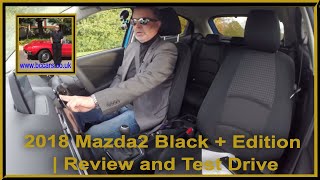 Review and Virtual Video Test Drive In A 2018 Mazda2 Black + Edition VX68 HHC
