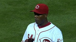 Chapman hits 106 MPH in relief appearance