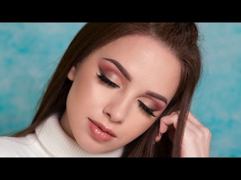 Warm Toned Smokey Eyes & Brown Eyeliner Makeup Tutorial - YouTube Denitslava Makeup