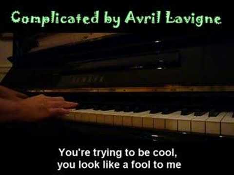 Avril Lavigne - Complicated (Piano Cover)