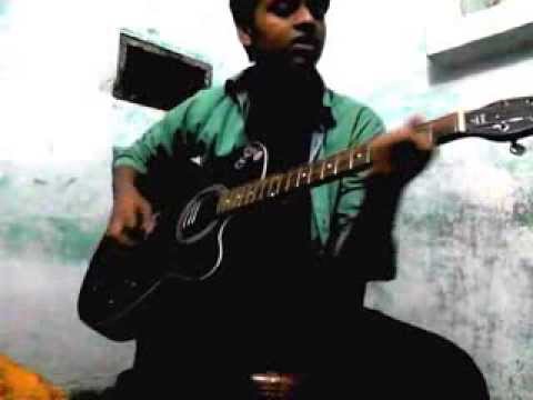 HALE-DIL TUJHKO SUNATA(ACOUSTIC COVER)ON GUITAR BY SANTOSH SUMAN...