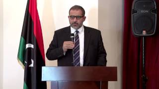 Dr. Aref Nayed Ai Nayed Speaks At The Memorial For Salwa Bugaighis