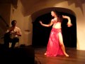 Nabila performs belly dance with Tiziano Ronchetti