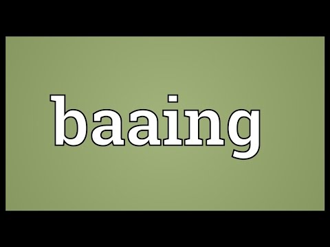 Header of baaing