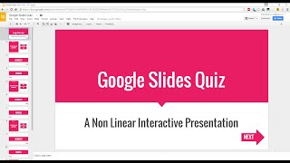 Create An Interactive (Non Linear) Quiz In Google Slides