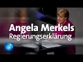Corona: Regierungserklärung von Bundeskanzlerin Merkel im Bu...