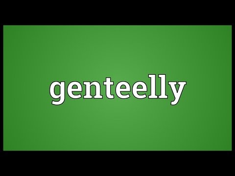 Header of genteelly