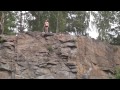 Видео Коростышевский гранитный карьер. Мой прыжок