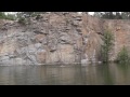 Video Коростышевский гранитный карьер. Мой прыжок