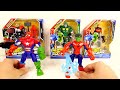 Superhero Mashers Spider-Man Doctor Doom Thor and Hawkeye Marvel Avengers Toys Review