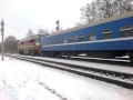 Video ТЭП70-0375 с поездом №100П Симферополь-Минск.