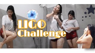 LIGO Challenge with White T-shirt - NO BRa (PART 1)