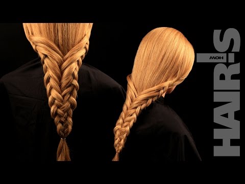 Обыкновенный плетение колоска косы Обыкновенный плетение колоска косы