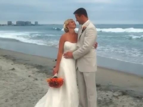 Breakers Beach Wedding Naval Air Station Coronado San Diego