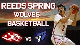 Reeds Spring Wolves Basketball vs Marshfield BlueJays 2-5-21
