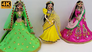 3 South indian bridal dress and Jewellery | Doll Decoration Design 72