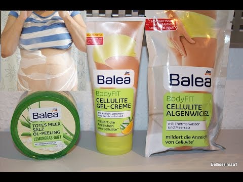 balea cellulite algenwickel test