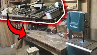 Woodworking Workbench Decluttering/Makeover