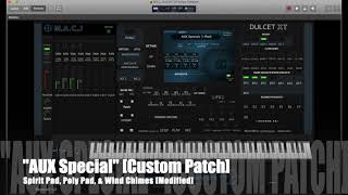 Custom Patch in the DULCET XT mainstage template!