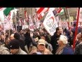 "Lépjünk ki!" Zászlót égetett a Jobbik