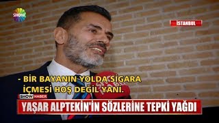 Yaşar Alptekinin Sözlerine Tepki Yağdı