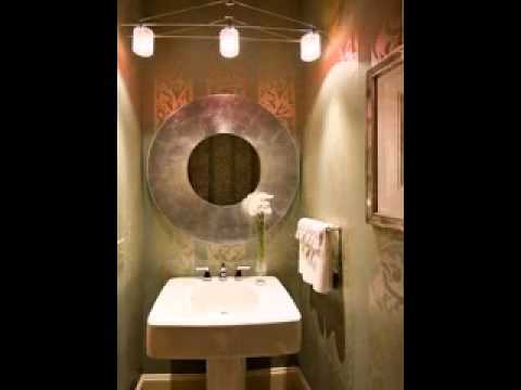 DIY Powder room paint decorating ideas - YouTube