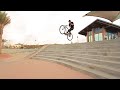 Michael Chacon 10 stair Bunnyhop barspin messup