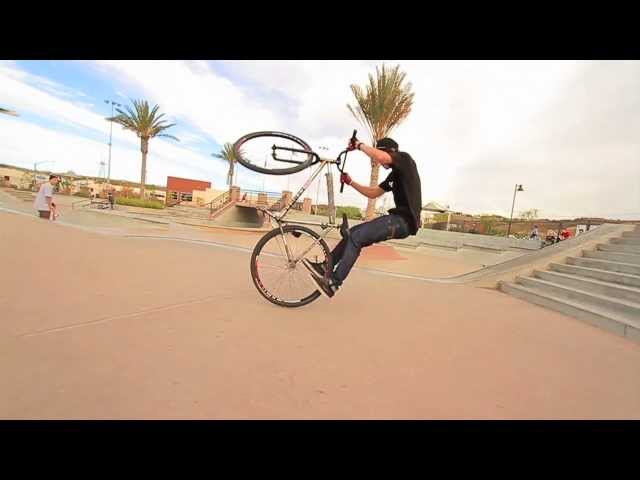 Michael Chacon 10 stair Bunnyhop barspin messup