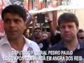 DEPUTADOS GUSTAVO TUTUCA E PEDRO PAULO CAMINHAM EM ANGRA DOS REIS