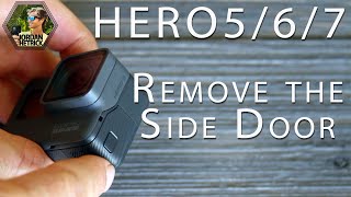 Gopro Hero 5/6/7 Black: How To Remove The Side Door