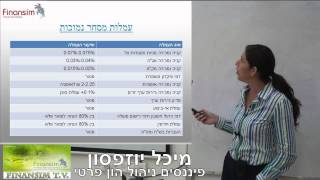 מיכל יוזפסון, מנהלת מערך השקעות בפיננסים ניהול הון פרטי- בנושא IRA ותחזית לרבעון אחרון 2013