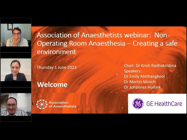 Watch Webinar: Non-Operating Room Anaesthesia - Q&A on YouTube.