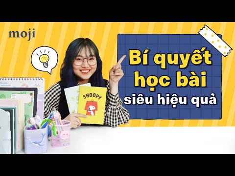 Help me Moji | BÍ QUYẾT ÔN TẬP VÀ HỌC BÀI SIÊU HIỆU QUẢ - Moji Channel