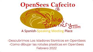 OpenSees Cafecito @ Silvia's Brainery: Descubrimos Isladores sismicos y Dibujar Rotulas en OpenSees