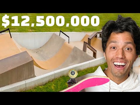 This  MASSIVE SKATEPARK In Texas Costs $12.5 MILLION DOLLARS!