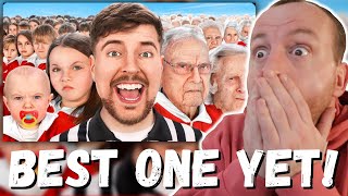 BEST ONE YET! MrBeast Ages 1 - 100 Fight For $500,000 (FIRST REACTION!)