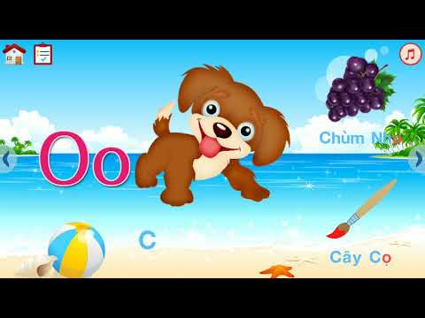 Bé học chữ cái - tiếng Việt (giọng bé miền Nam)