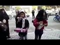هنرنمایی دو دختر نوجوان در کوچه بازار تهران + کانال دختر ایرانی